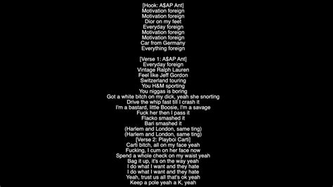 A$AP Mob – London Town Lyrics 